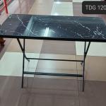 foldable tempered top glass top table in kenya by mwajo