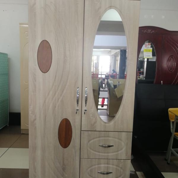2 Door wardrobe with mirror by mwajo