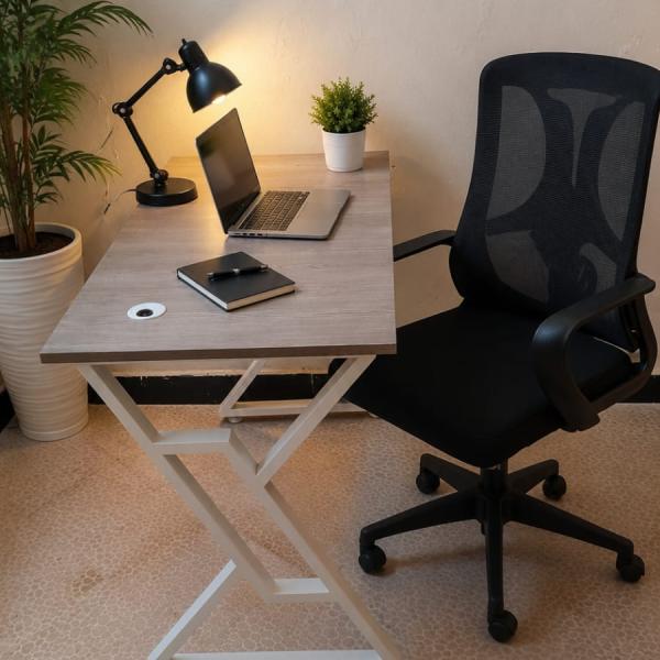 Office desk with ergonomic office chair _mwajo furniture kenya
