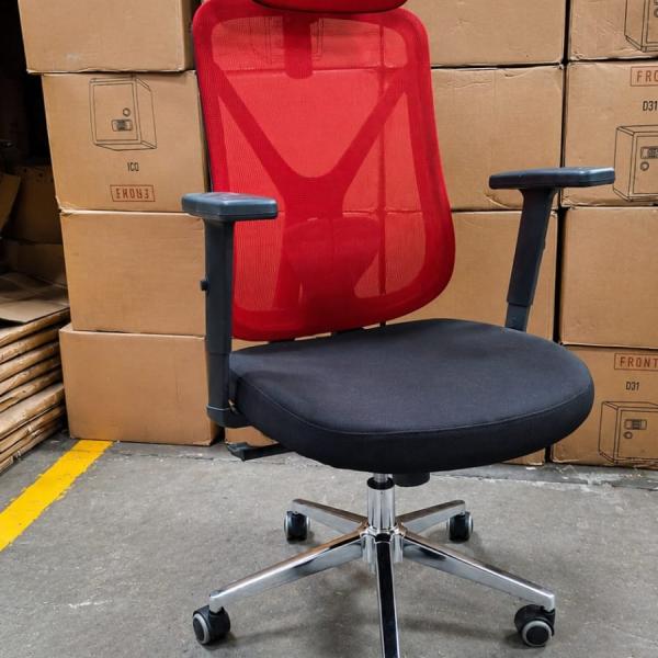 ergonomic high_back mesh office chair with adjustable headrest _ mwajo furniture kenya