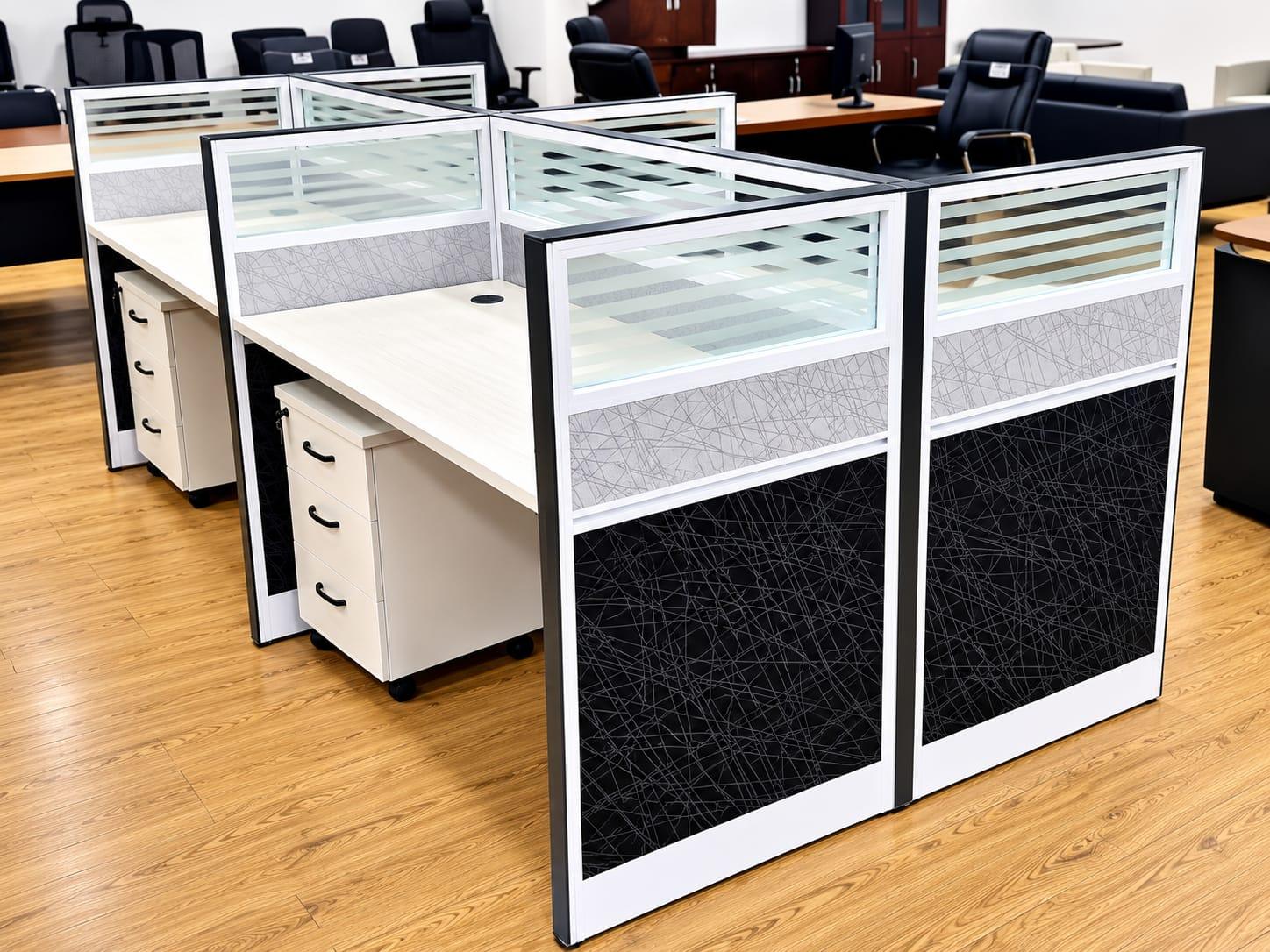 4 - way workstation cubicle - mwajo furniture kenya
