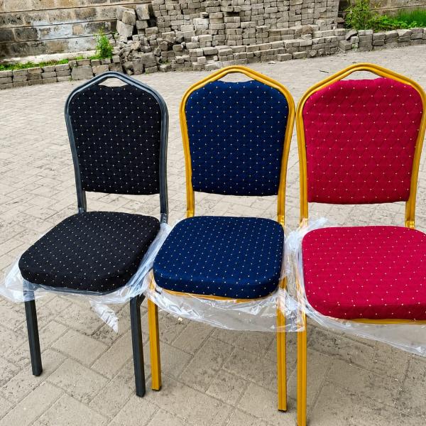 Quilted banquet chairs, durable event seating -mwajo furniture nairobi