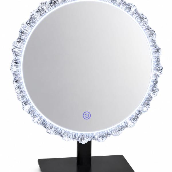 LED Crystal Vanity Mirror – Modern Touch Control Makeup Mirror - mwajo furniture kenya